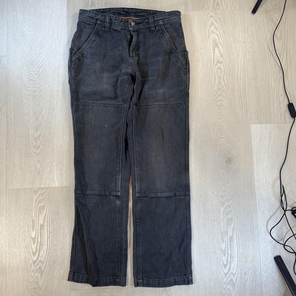 Patagonia Iron Forge Hemp Canvas Double Knee Work No Cinch Back Size 6 Womens
